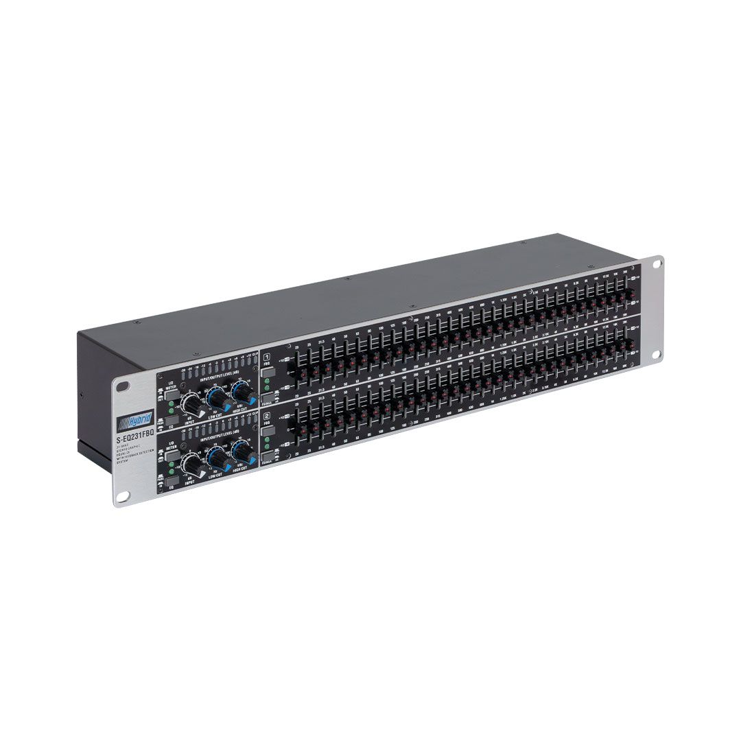 Hybrid S-EQ231FBQ Dual 31-Band Graphic Equalizer
