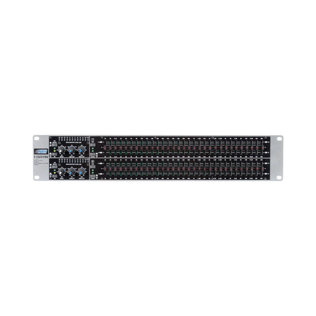 Hybrid S-EQ231FBQ Dual 31-Band Graphic Equalizer
