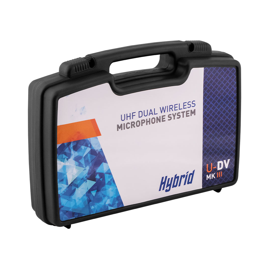 Hybrid U-DV MK3 Handheld & Lapel Wireless Microphone System
