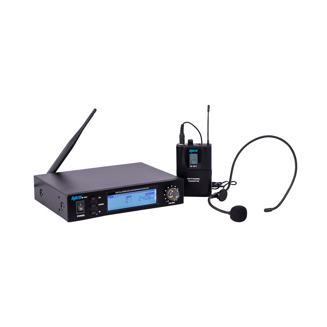 Hybrid G-SV Headset Wireless Mic System
