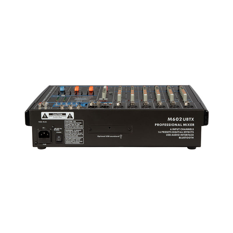 Hybrid M602UBTX 6-Channel Analog Mixer