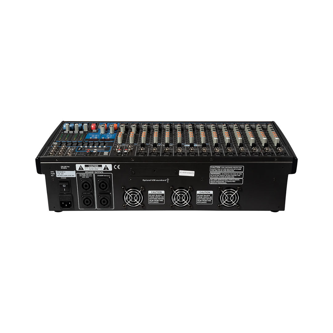 Hybrid MD1818PUX Powered Analogue Live Mixer