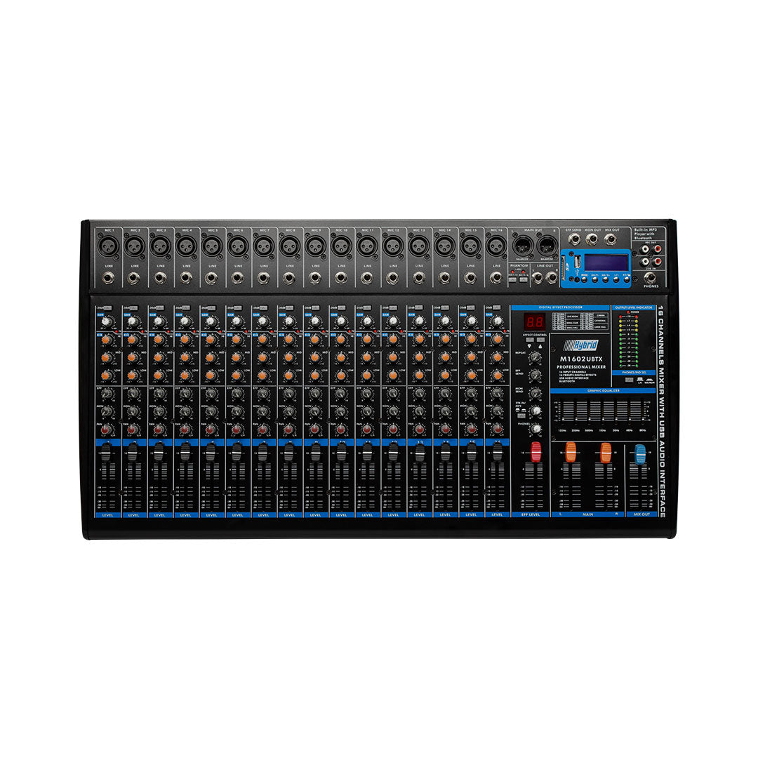 Hybrid M1602UBTX 16-Channel Analogue Live Mixer