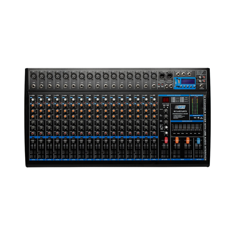 Hybrid M1602UBTX 16-Channel Analog Mixer