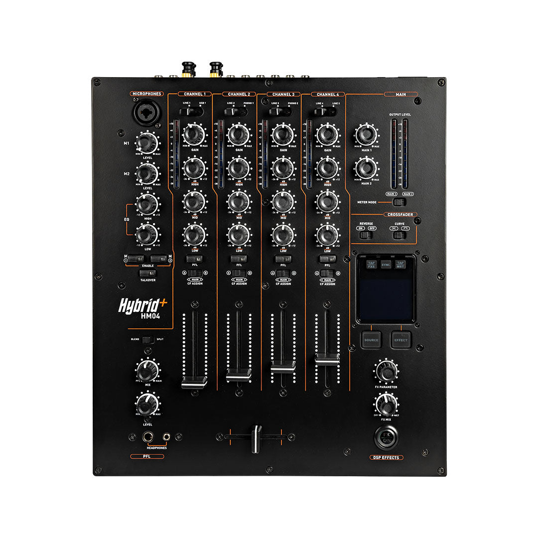 Hybrid+ HM04 4-Channel DJ Mixer with FX