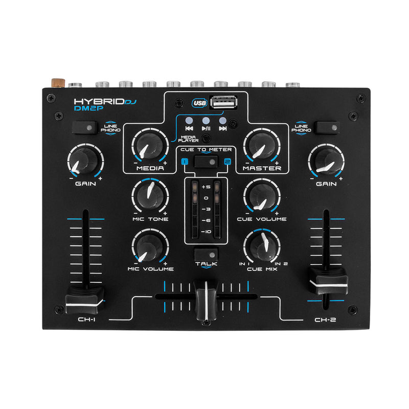HYBRID DM2P 2 CHANNEL DJ MIXER