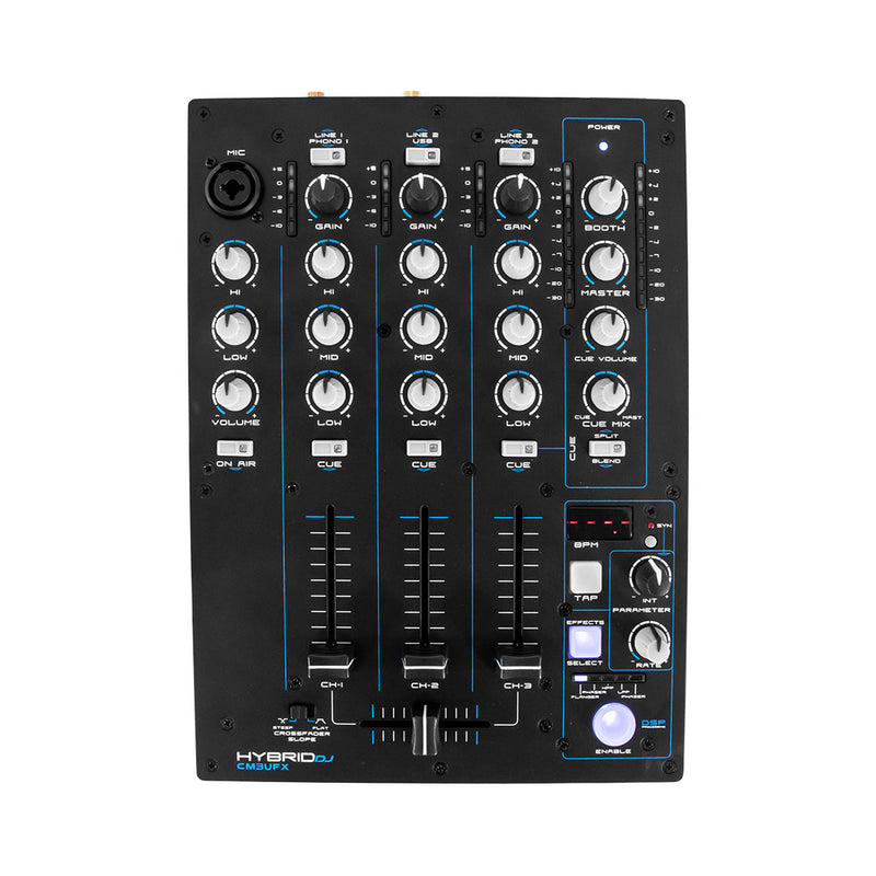 HYBRID CM3UFX 3-CHANNEL DJ MIXER WITH FX