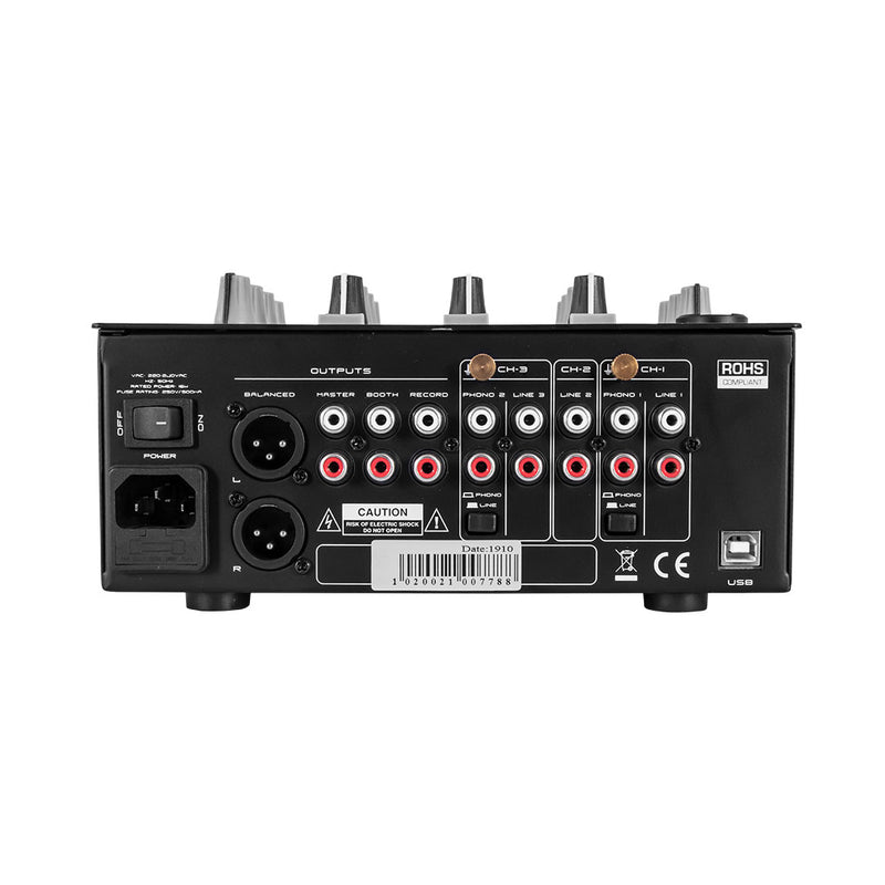 HYBRID CM3UFX 3-CHANNEL DJ MIXER WITH FX