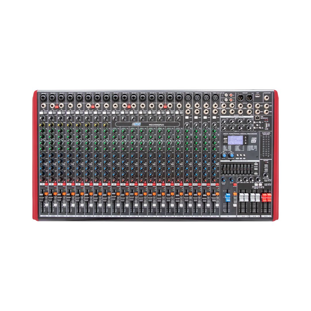 Hybrid MG2408QFUU 24-Channel Professional Mixer