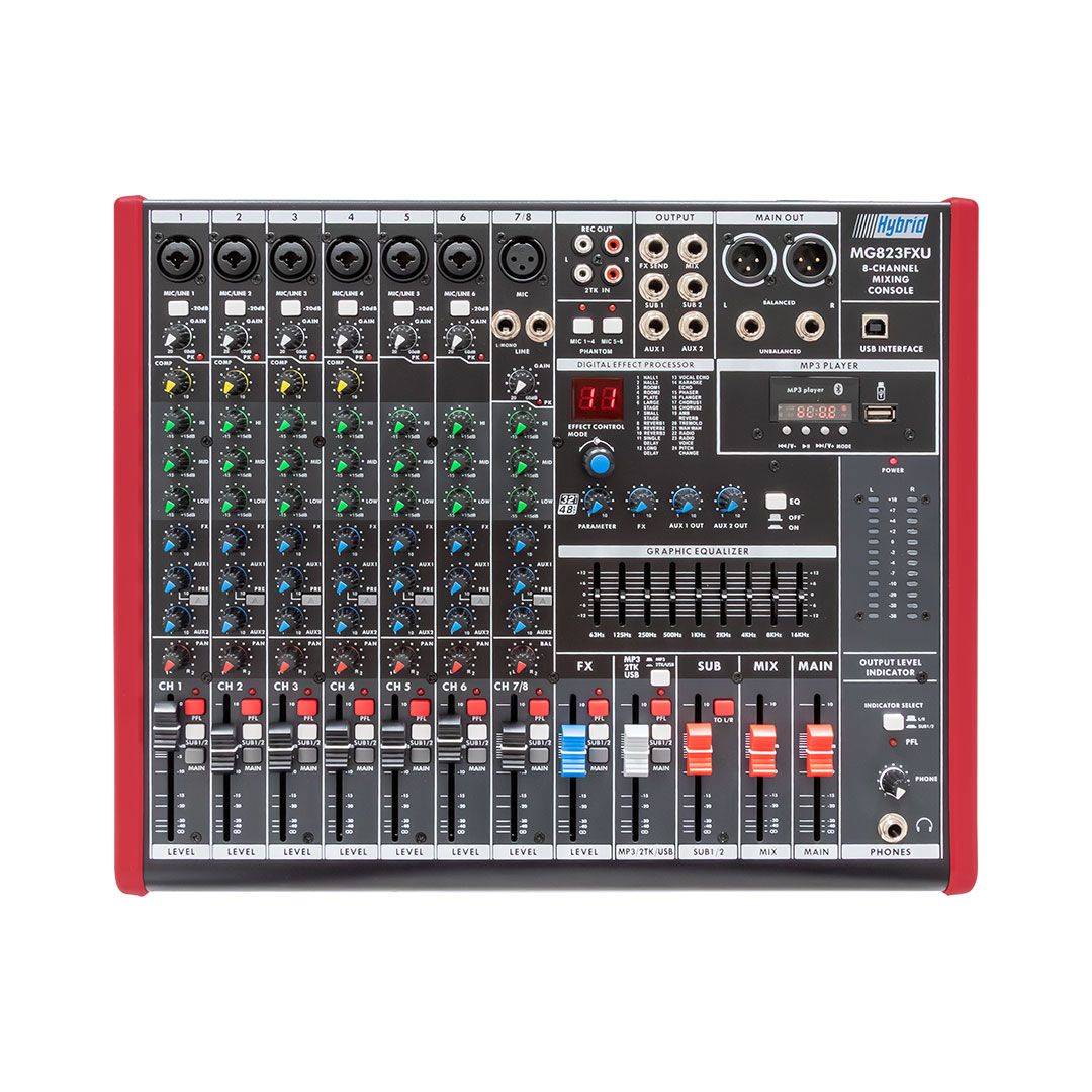 Hybrid MG823FXU 8-Channel Mixer