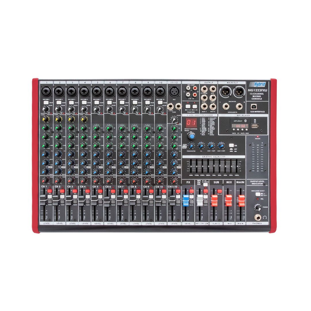 Hybrid MG1223FXU 12-Channel Professional Mixer