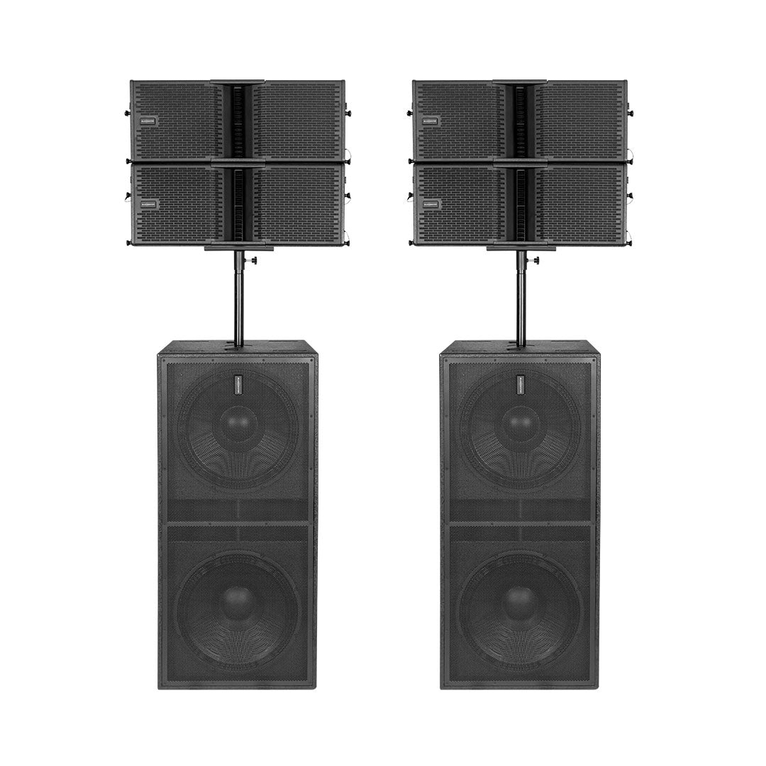 Audiocenter Astra 210A Combo – 3-Way Active Line Array System (10,400W RMS)