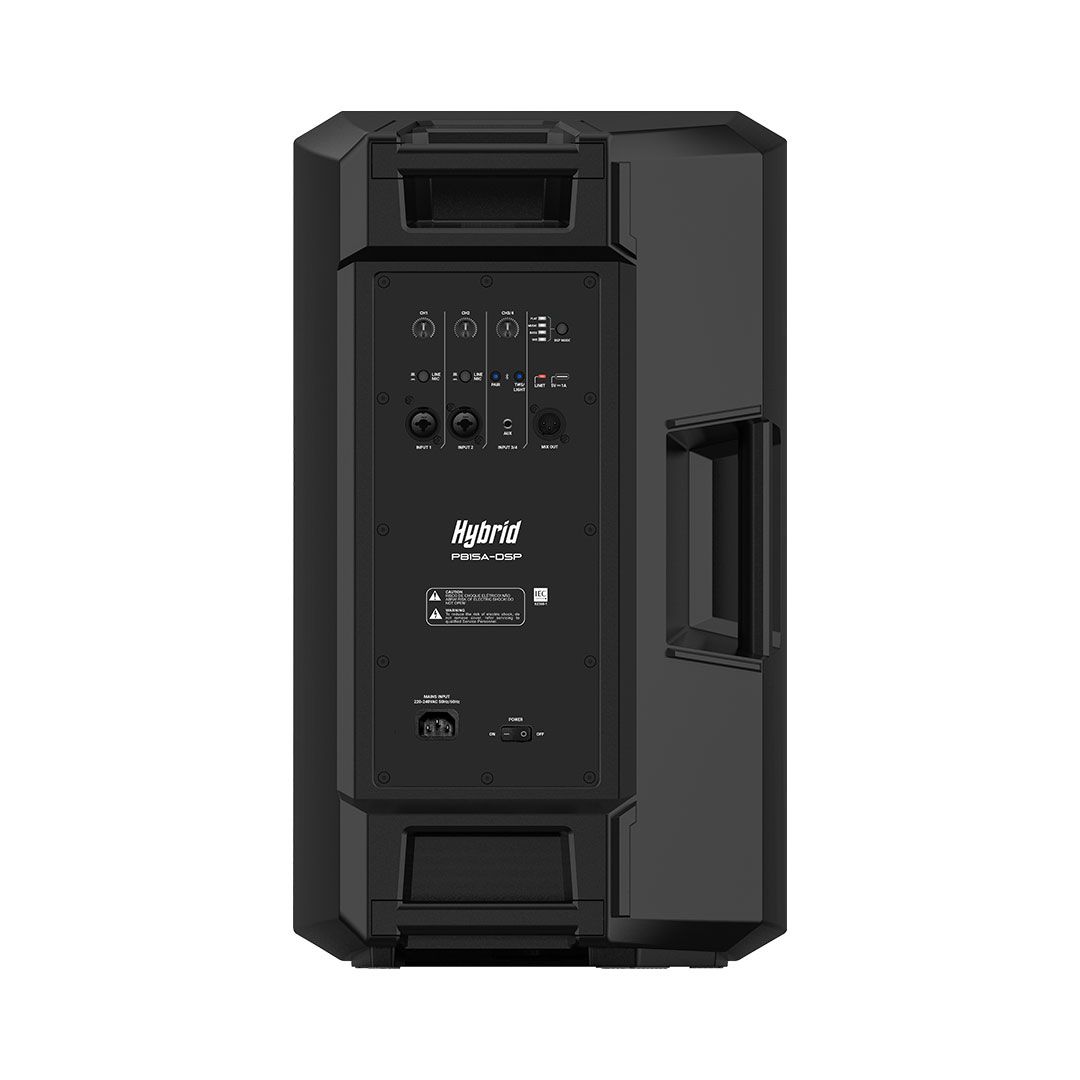 Hybrid PB15A-DSP 15" Active Full Range PA Speaker