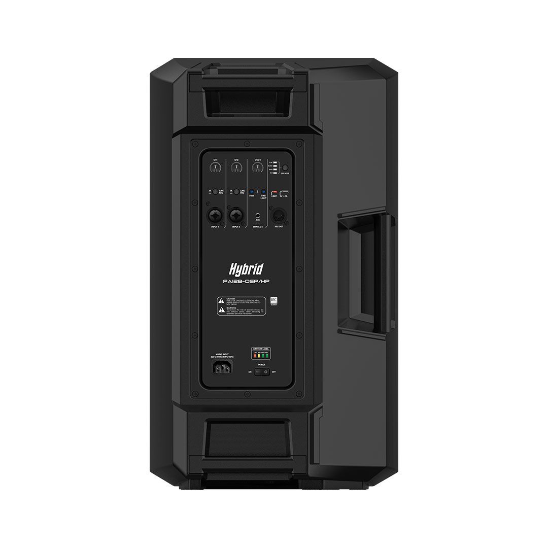Hybrid PA12B-DSP/HP 12" Active Portable PA Speaker