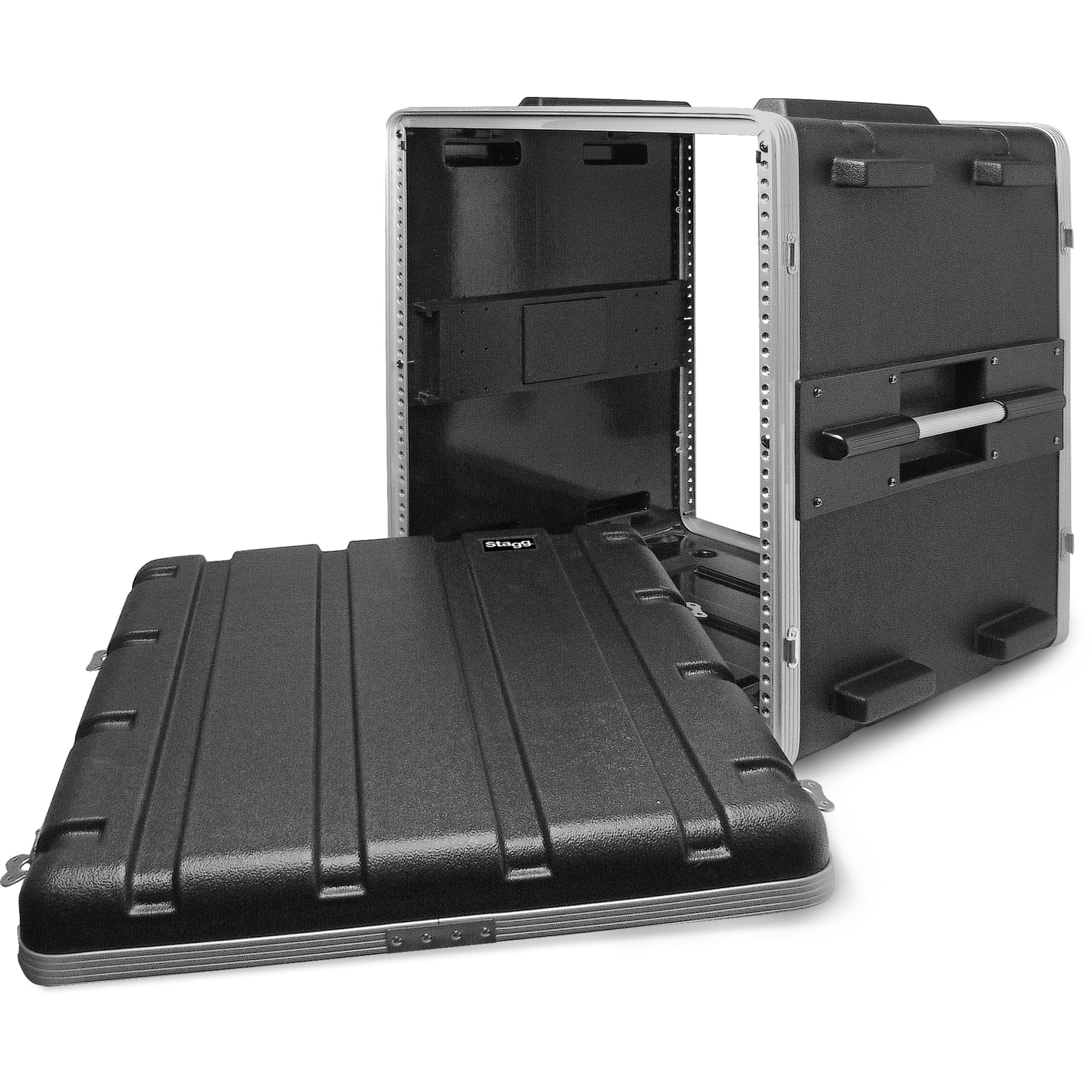 Stagg 12U ABS 19-Inch Professional Rack Case | XASH-STAGABS12U