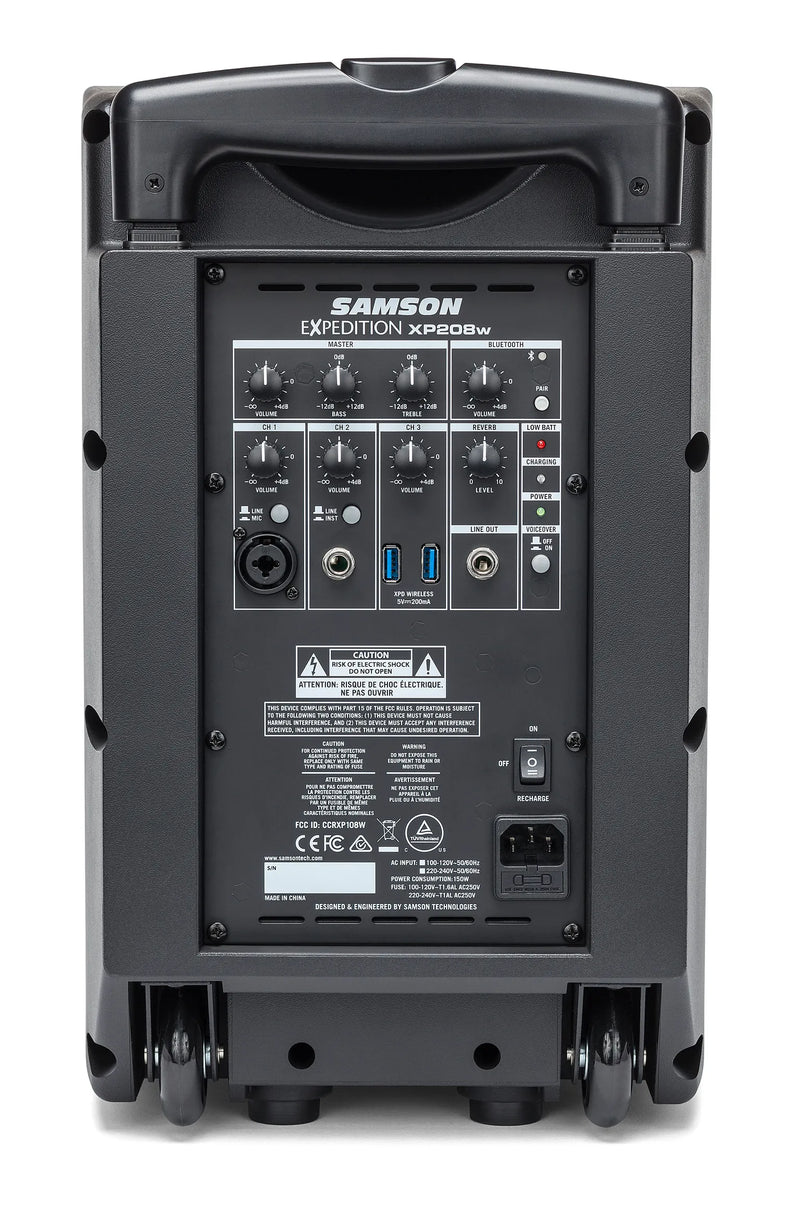 SAMSON EXPEDITION XP208W RECHARGEABLE PORTABLE PA SYSTEM