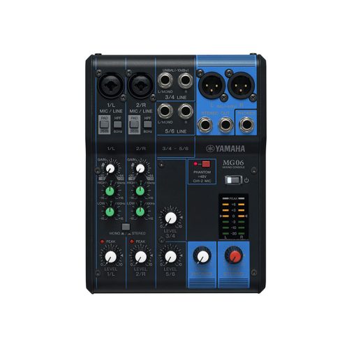 Yamaha MG06 – 6-Channel Analog Mixer