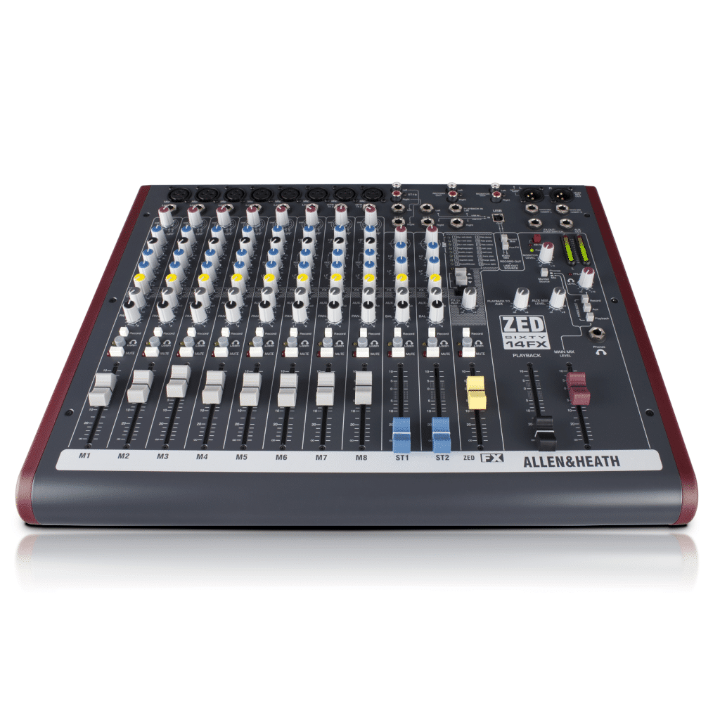 Allen & Heath ZED60-14FX 10-Channel Live and Studio Mixer