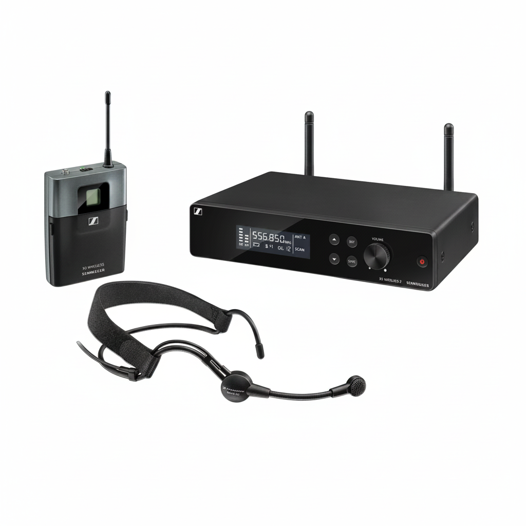 Sennheiser XSW 2-ME3-B Wireless Headmic System