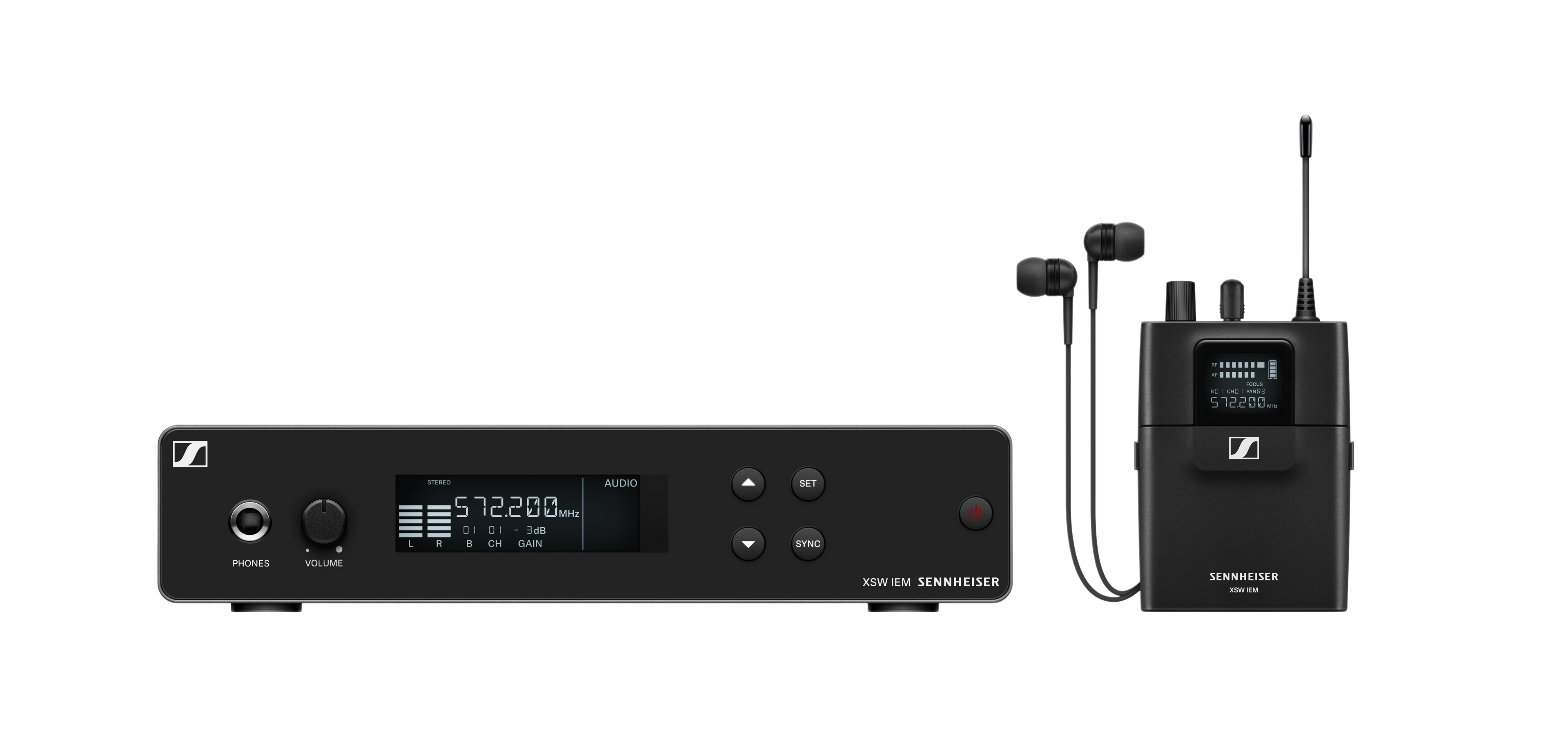 Sennheiser XSW IEM Set In-Ear Monitoring System - Black
