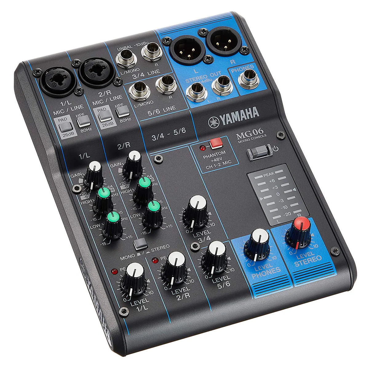 Yamaha MG06X – 6-Channel Analog Mixer with Effects