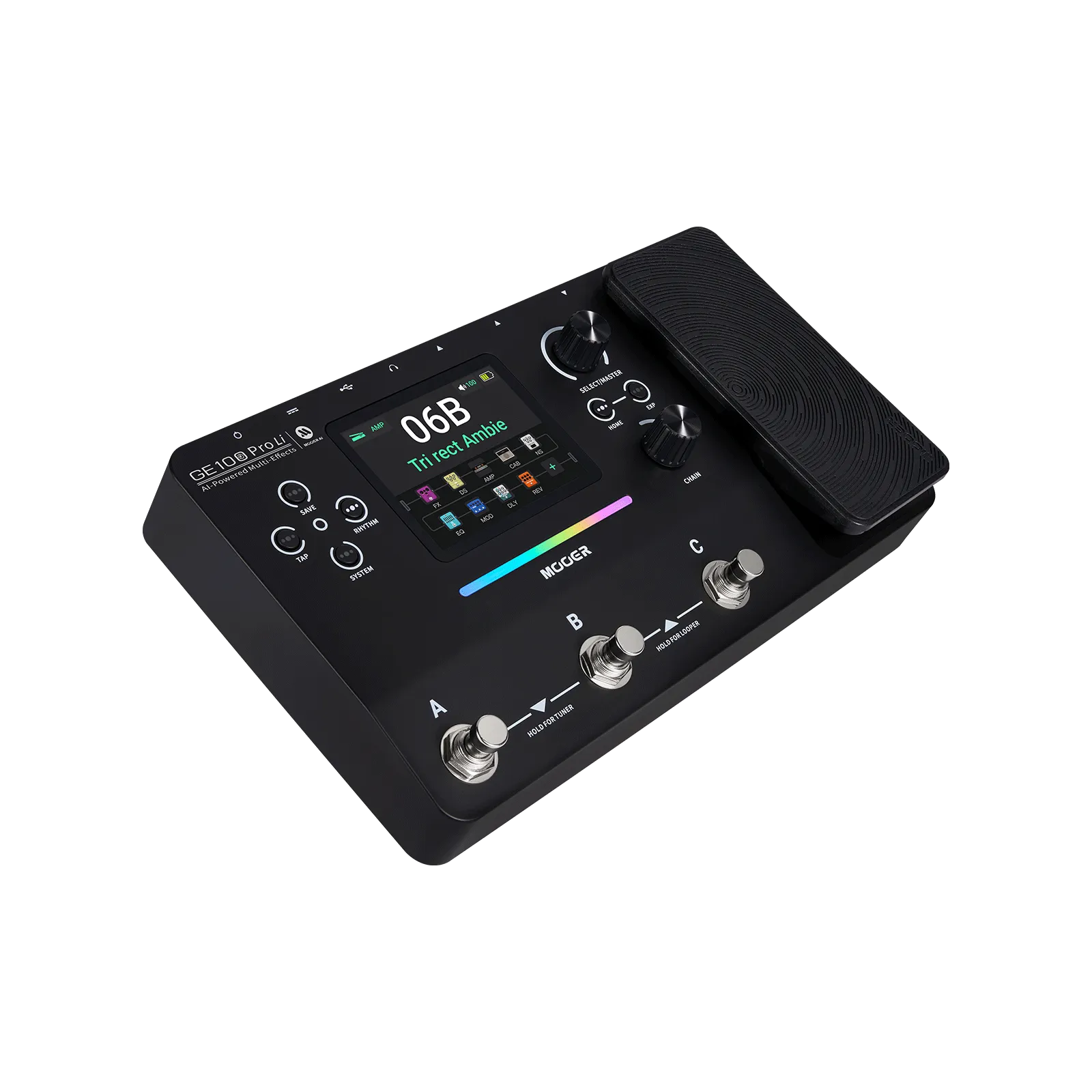 MOOER GE100 Pro AI-Powered Multi-Effects Processor