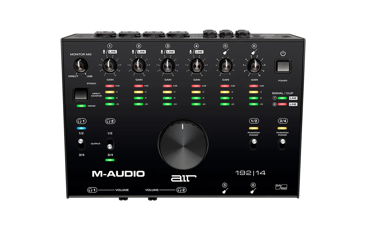 M-Audio AIR 192|14 8-In 4-Out USB Audio Interface | AIR192X14XEU