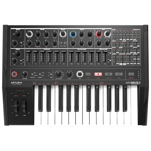 Arturia MiniBrute 2 Noir – Semi-modular Analog Synthesizer