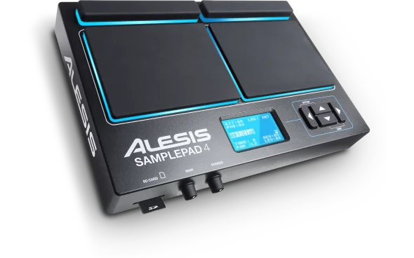 Alesis SamplePad 4 Percussion & Sample-Triggering Instrument – 4 Pads, USB-MIDI