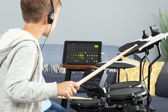 Alesis Debut Kit Electronic Drum Kit – Quiet Mesh Pads, Complete Beginner Package