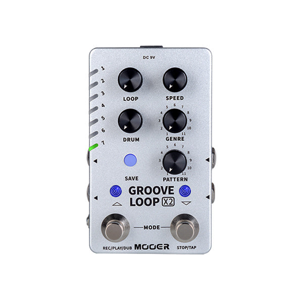 MOOER GROOVE LOOP X2 SERIES GUITAR PEDAL