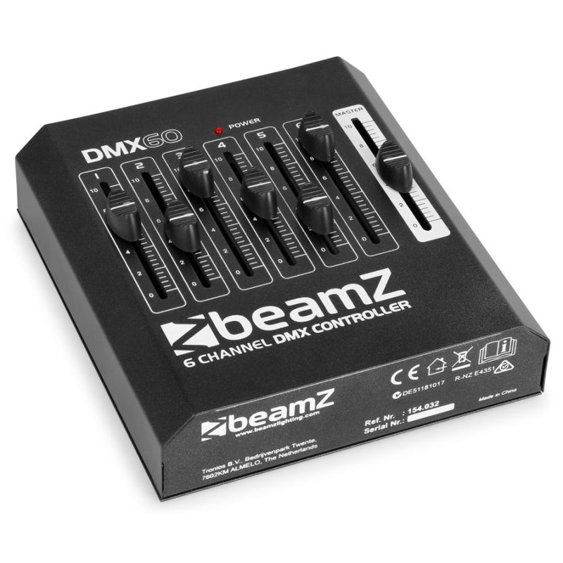 BEAMZ DM-X60 DMX 6-CHANNEL CONTROLLER