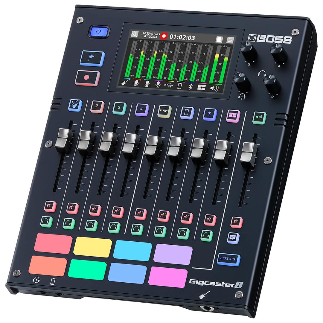 BOSS ( ボス )Gigcaster 8 GCS-8 Boss Gigcaster 8 Audio Streaming Mixer | Buy Online – Harry Green