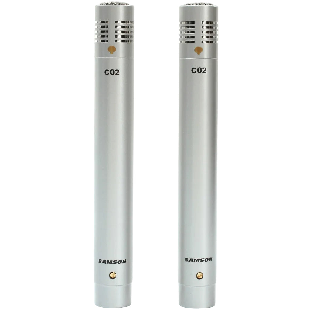 Samson C02 Small-Diaphragm Cardioid Condenser Microphone Pair
