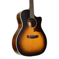 Cort GA1E Grand Auditorium Acoustic Electric Guitar Open Pore Sunburst