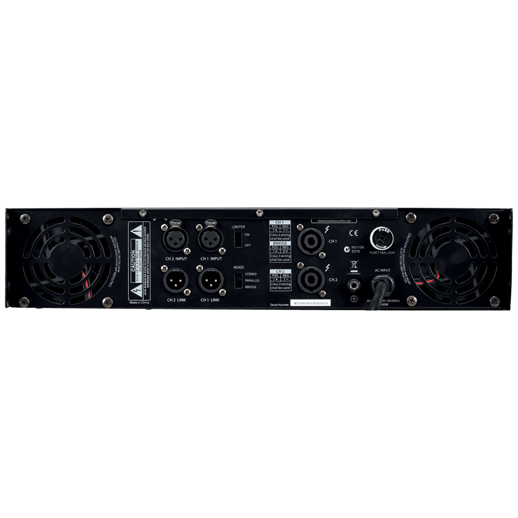 Wharfedale CPD1600 - 2 x 650w Amplifier
