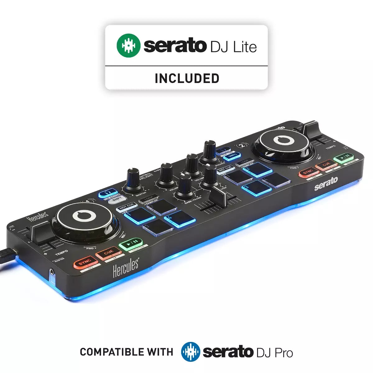 Hercules DJControl Starlight – Ultra-Portable Serato DJ Controller