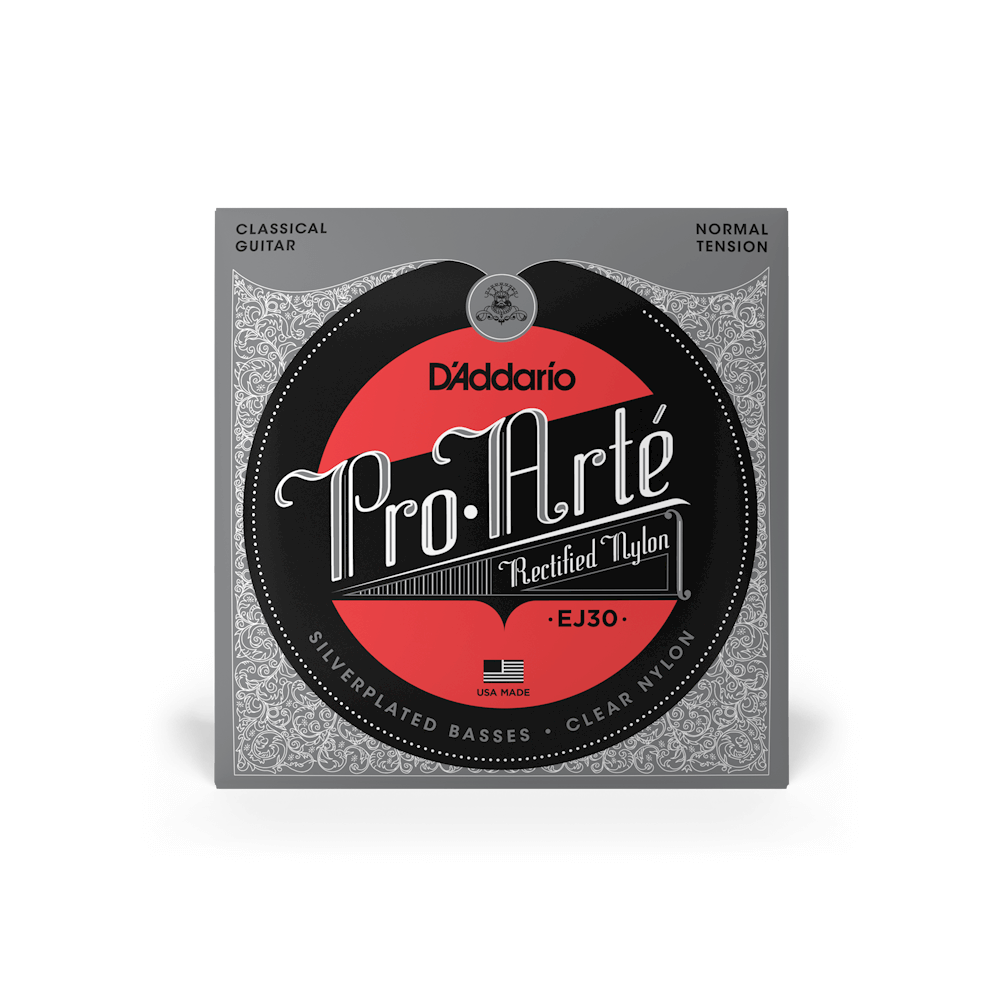 D’Addario EJ30 Pro-Arté Rectified Nylon Classical Guitar Strings – Normal Tension