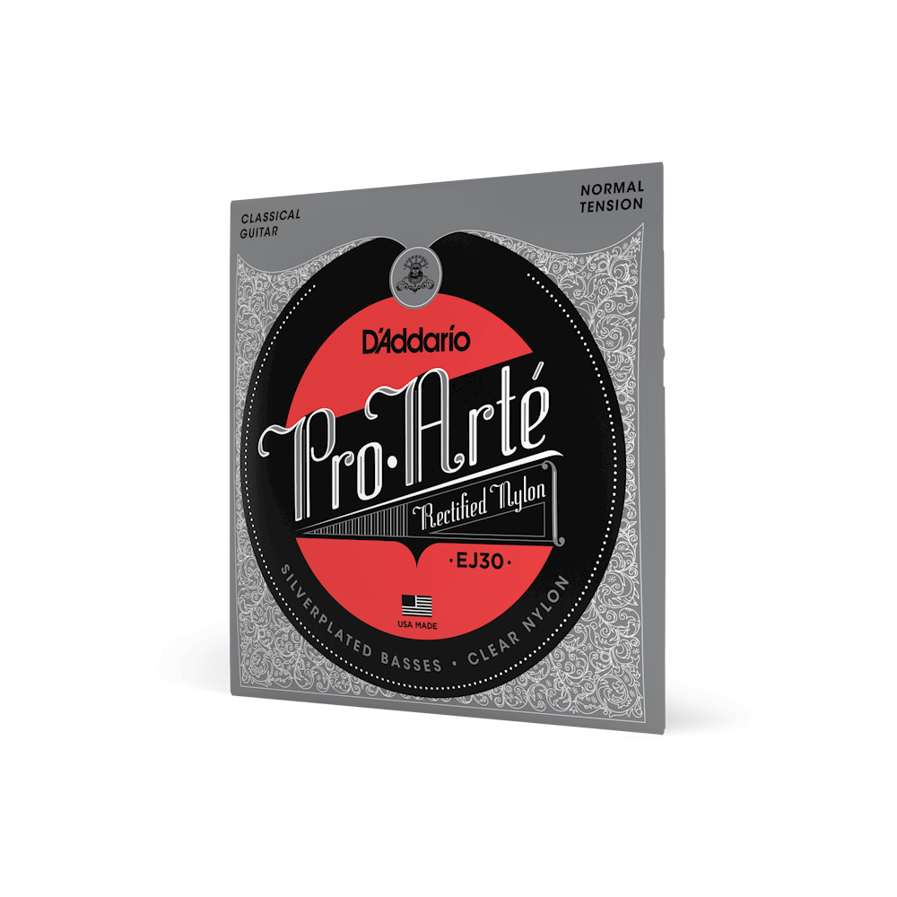 D’Addario EJ30 Pro-Arté Rectified Nylon Classical Guitar Strings – Normal Tension