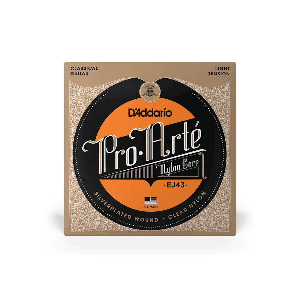 D’Addario EJ43 Pro-Arté Nylon Classical Guitar Strings – Light Tension