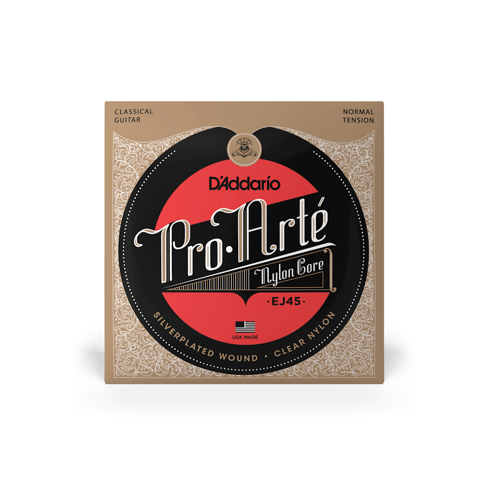 D’Addario EJ45 Pro-Arté Nylon Classical Guitar Strings – Normal Tension