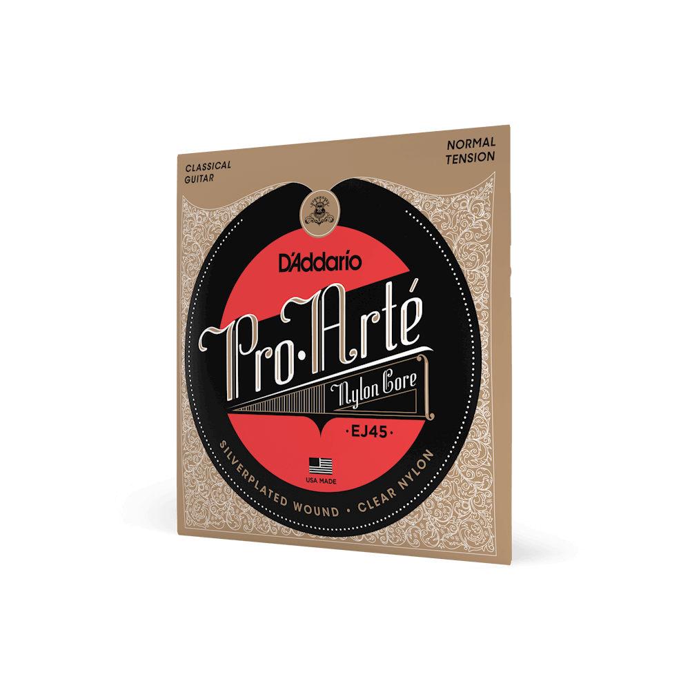 D’Addario EJ45 Pro-Arté Nylon Classical Guitar Strings – Normal Tension