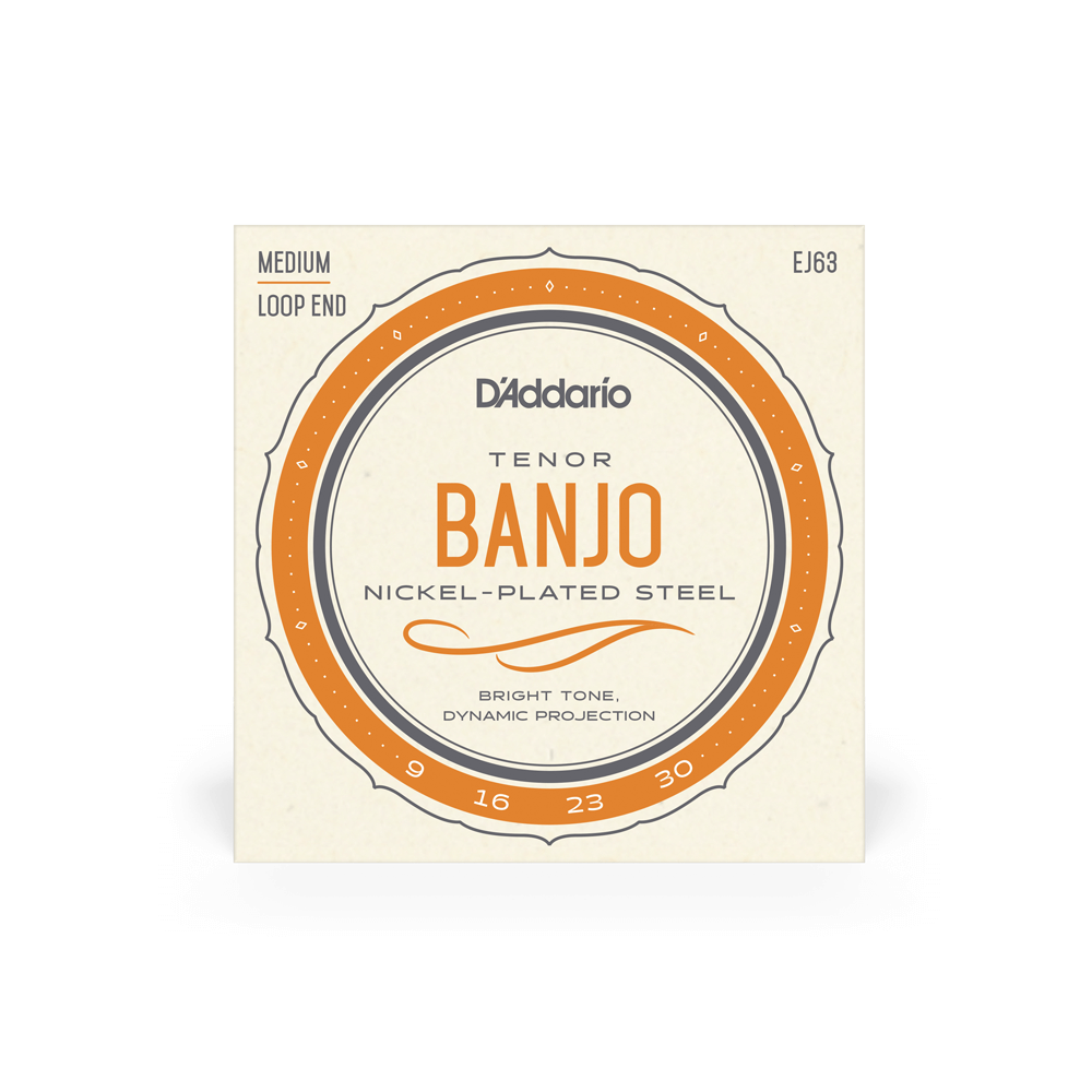 D’Addario EJ63 Tenor Banjo Strings – Nickel Wound – 09–30