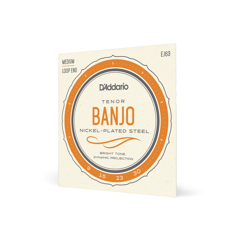 D’Addario EJ63 Tenor Banjo Strings – Nickel Wound – 09–30