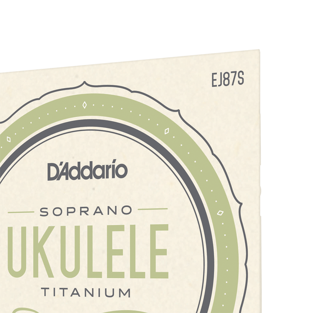 D’Addario EJ87S Soprano Ukulele Set – Pro-Arté Titanium