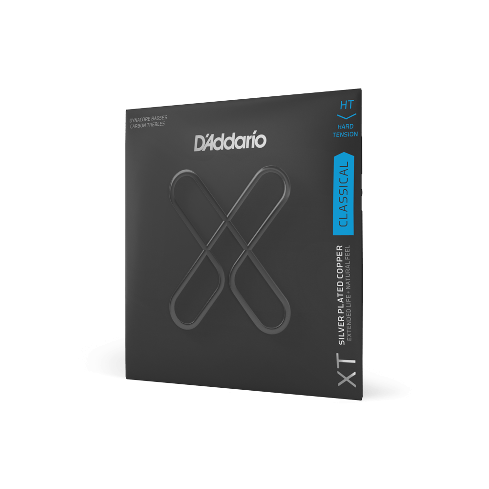 D’Addario XTC46FF XT Dynacore Classical Guitar Strings – Hard Tension – Coated Carbon Trebles & Dynacore Basses