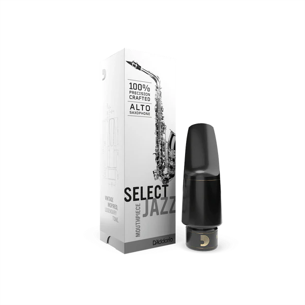 D'Addario Select Jazz Alto Saxophone Mouthpiece - Medium Chamber