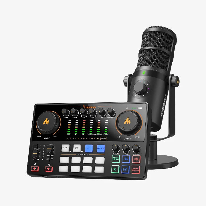 Maonocaster AME2A Integrated Audio Production Studio for Podcasting and Streaming
