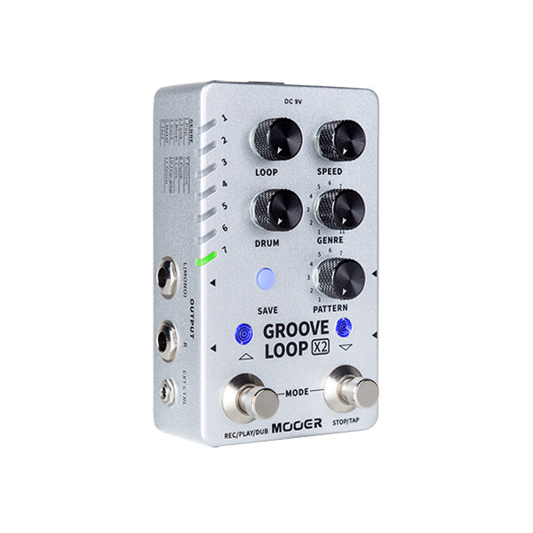 MOOER GROOVE LOOP X2 SERIES GUITAR PEDAL