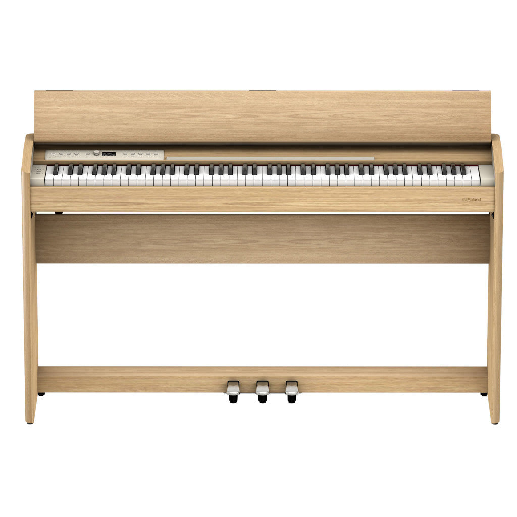 Roland F701 Digital Piano - Light Oak